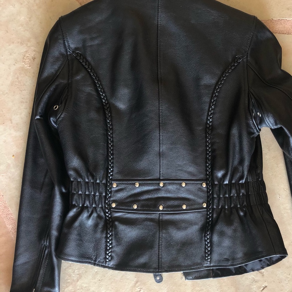 Motorcycle leather jacket - Picture 2 of 4
